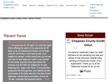 Tablet Screenshot of chippewacountycu.com